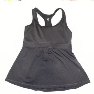 Zella Workout Tank Top - Black, Size Medium